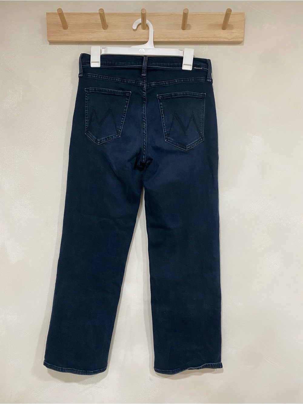 MOTHER The Mid-Rise Rambler Zip Ankle Jeans Night in Venice Size 28 - Picture 4 of 7